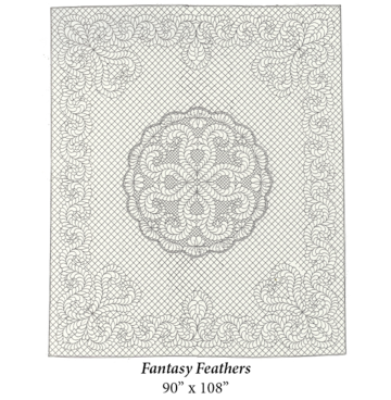 Wholecloth FANTASY FEATHERS