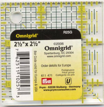 Liniaal 2.5 inch Omnigrid 611471