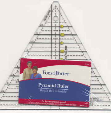 Pyramid ruler / Piramide liniaal