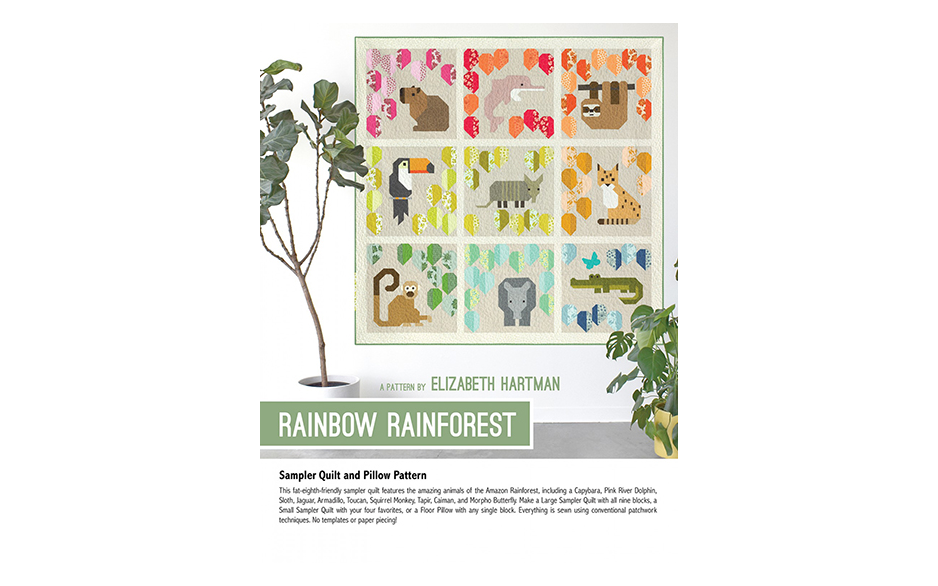 Elizabeth Hartman Rainbow Rainforest Pattern