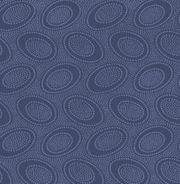 Aboriginal Dots PWGP071 denim/blauw van Kaffe Fassett