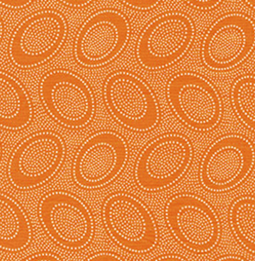 Aboriginal Dots GP071 Kaffe Fassett Canta - oranje