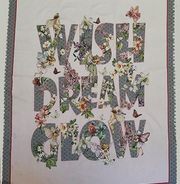 Panel Wish Dream Glow fairies 9270 roze