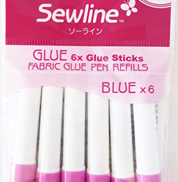 Sewline Glue Sticks 6 stuks wit navulling