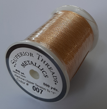 Superior Threads Metallics 007 warm goud
