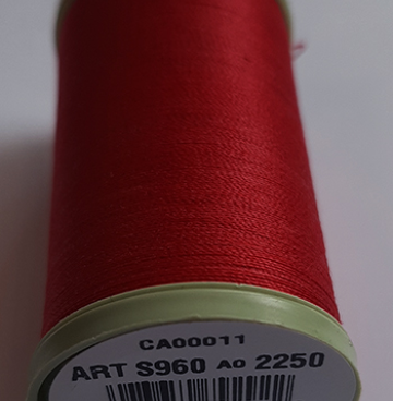 Hand Quiltgaren Dual Duty 2250 Rood