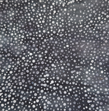 Batik Dots 3019 088 Zwart