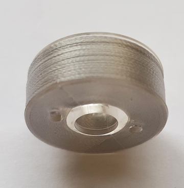 Applicatie garen van Wonderfil licht Grijs