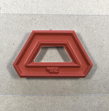 Halve Hexagon 5/8 inch