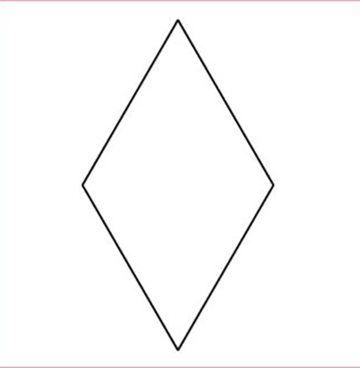 6 Pointed diamond 1.5 inch