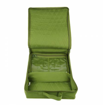 Yazzi Craft Box-Fabric Top groen CA474G