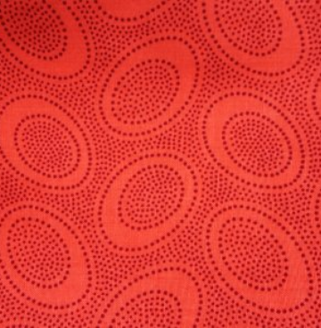 Aboriginal Dots PWGP071 - rood