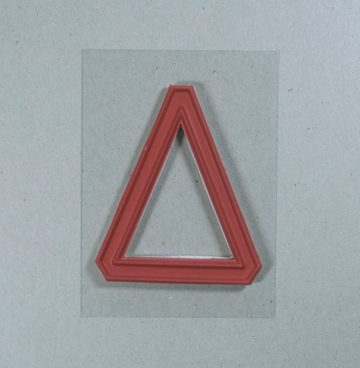 Stempel Kaleidoscoop / driehoek 1 inch
