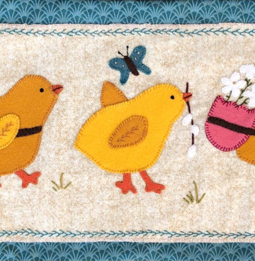 Paas Parade quiltje - lopertje