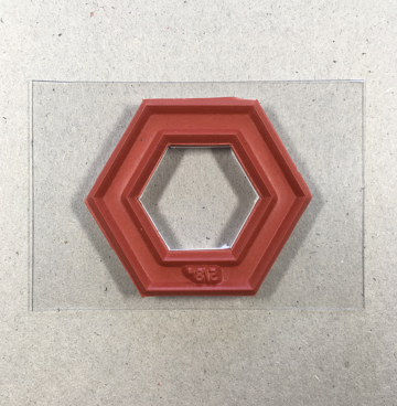 Stempel hexagon 3/4 inch