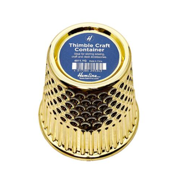 Vingerhoed 12,5 x 12 cm voor het opbergen van allerlei hobby items