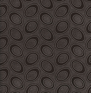 Aboriginal Dots PWGP071 choco bruin