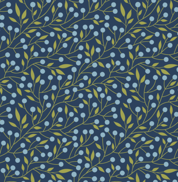 Berry Thicket  SC23508 blauw