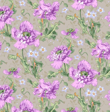 Kaffe Fassett PWPJ127 grijs lila