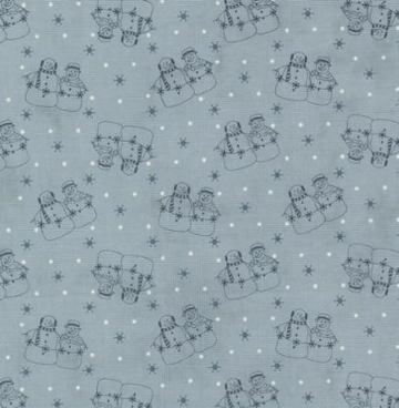 Moda Snowman Gatherings 49250-12 blauw