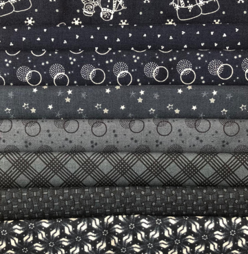 Pakketje F8 (25x55 cm) Snowman Gathering donker blauw