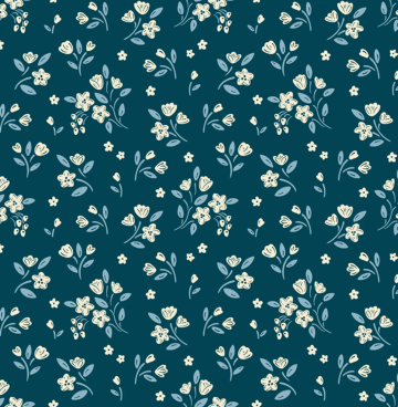 Andover - Cozy House - Judy Jarvi - 1252 B apple blossem midnight