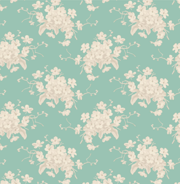 Tilda Sunday Brunch 100581 white flower