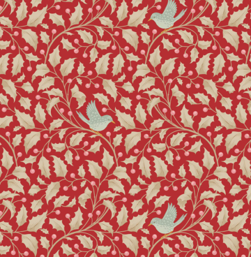 Tilda Merry Little Christmas 100621 holly red