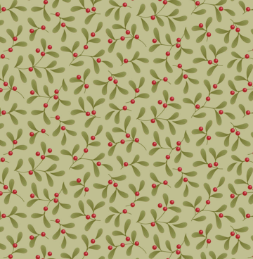 Tilda Merry Little Christmas 100633 mistletoe pistachio