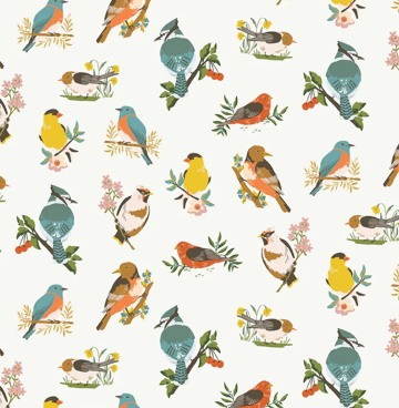 Katherine Lenius Winged Medley C15911 Vogel