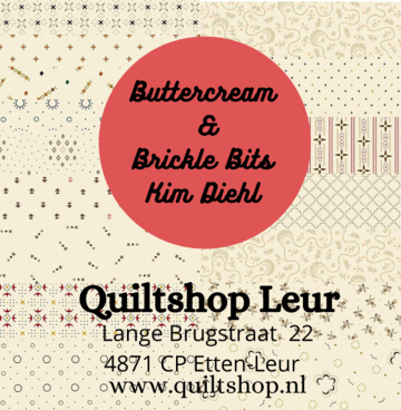 FQ pakket (50x55 cm) Buttercream & Brickle Bits