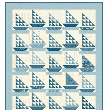 Patroon Deep blue Sea - Edyta Sitar