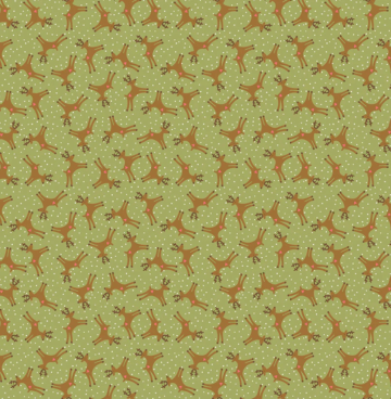 Pocketful of Joy - Natalie Bird - 7199 groen rendieren