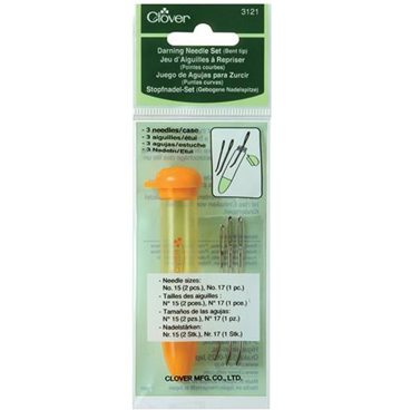 Clover 3121 Borduurnaaldenset met ronde punt