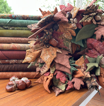 Herfstkrans stoffenpakket