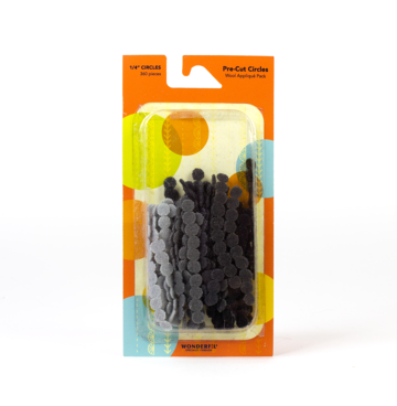 Voorgeknipte wollen cirkels – Sue Spargo 1/4 inch grijs