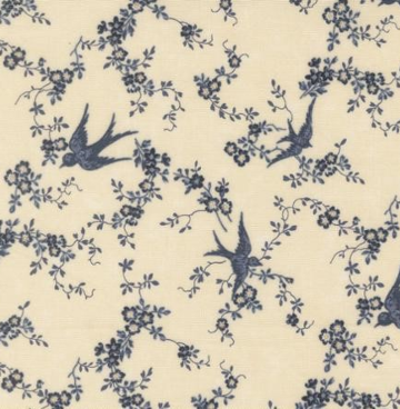 Bluebirds nest - Kansas Troubles 9800-21 ivoor vogel