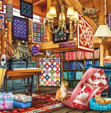 Puzzel The Quilt Lodge 1000 stukjes - 28594