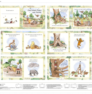 Winnie the Pooh  boekje om zelf te maken