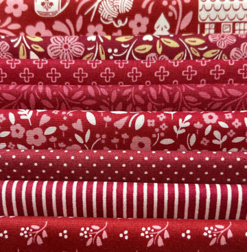 F8 pakketje (25x55 cm) Cozy House rood