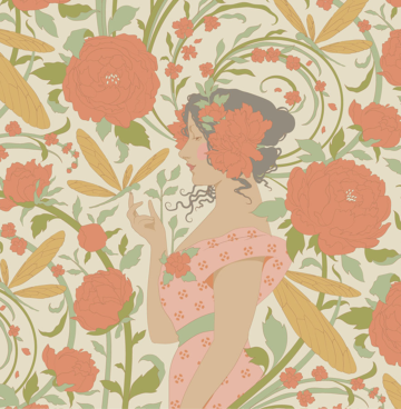 Tilda Sonbird Aubery Coral 100643