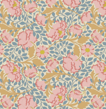 Tilda Sonbird  Flora Blue 100654