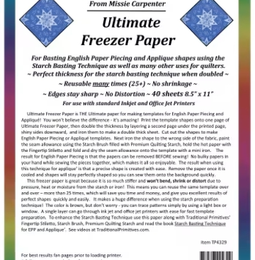 Ultimate Freezer paper A4