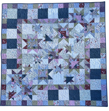 Sterrenquilt pakket met stoffen van Lynette Anderson