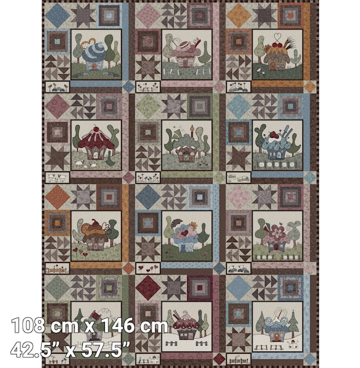 Cupcake Quilt – Blok van de Maand!
