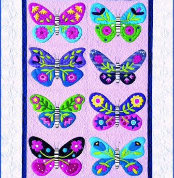 Butterflies Quilt Patroon – Amy Bradley