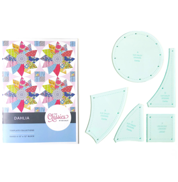Dahlia Block Classics Template Set – Sue Daley Designs