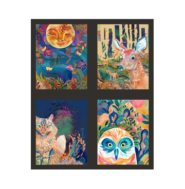 Northern Brights Panel Night Sk 21860 12 Moda
