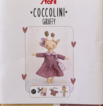 Knuffel panel Giraf (stafil coccolini)