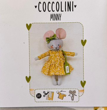 Knuffel panel muis (stafil coccolini)